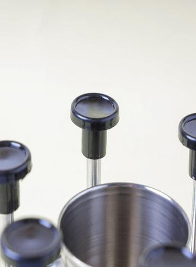 سكاي زون حامل ملاعق وأكواب من الفولاذ المقاوم للصدأ من سكاي زون - حامل أدوات المائدة/حامل لطاولة المطبخ/الطعام - Image 4